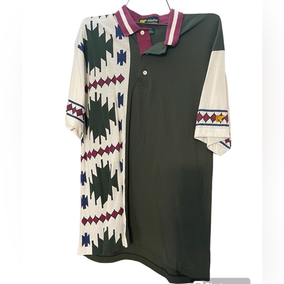 Patterned Collared Polo Shirt - Picture 1 of 5